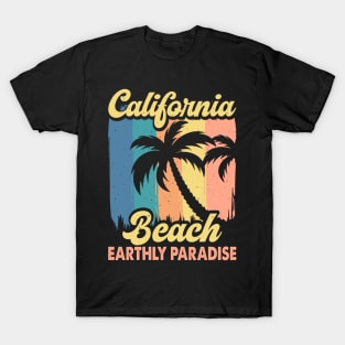 California Beach Earthly Paradise T Shirt For Women Men T-Shirt